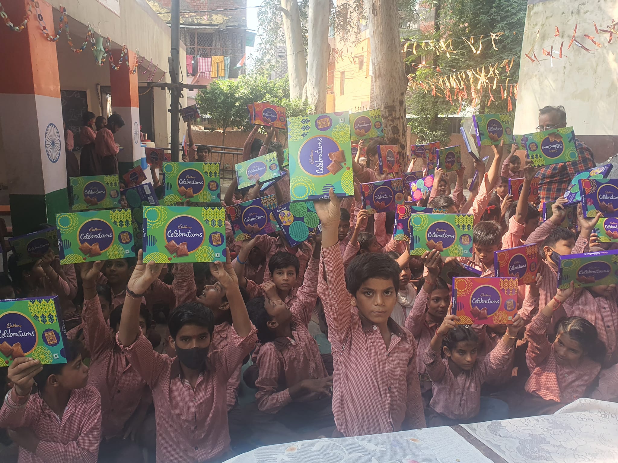 Books distribution in primary school
